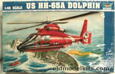 Trumpeter 1/48 US Coast Guard HH-65A Dolphin, 02801 plastic model kit